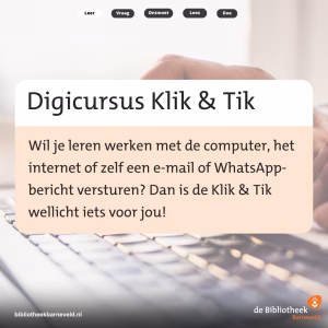 Lees meer over het artikel Digicursus Klik & Tik